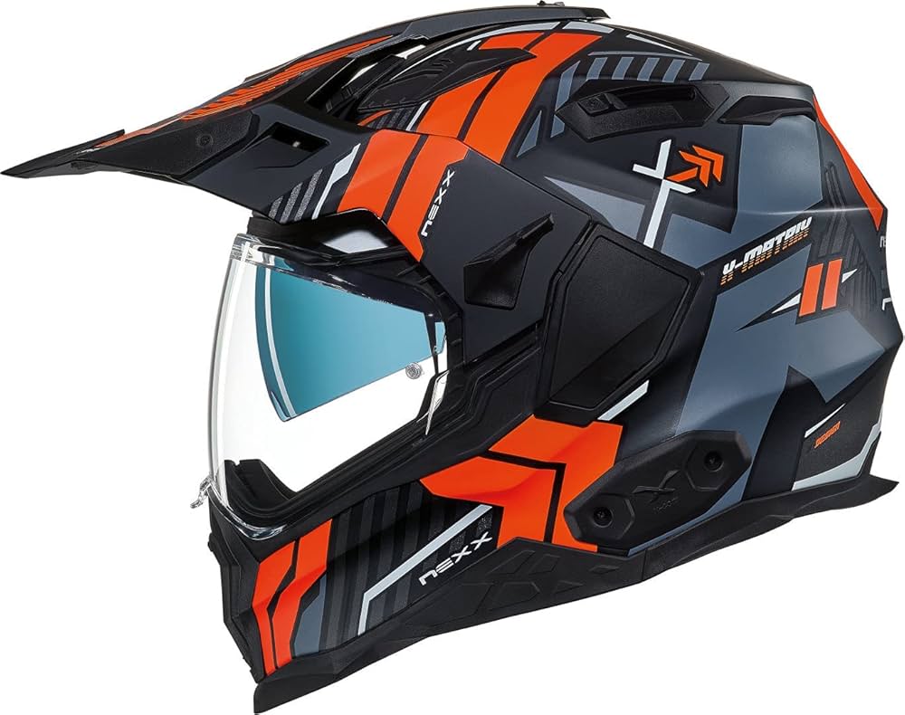 CASCO NEXX X WED2 WILD COUNTRY NEGRO/NARANJA MATE