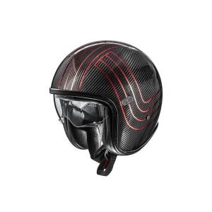 CASCO PREMIER VINTAGE PLATINUM EDITION CARBON ROJO