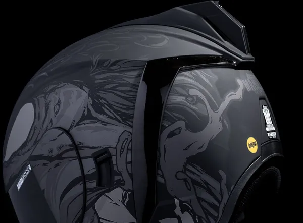 CASCO ICON AIRFORM MIPS MANIK´RR DARK BLACK - Imagen 8
