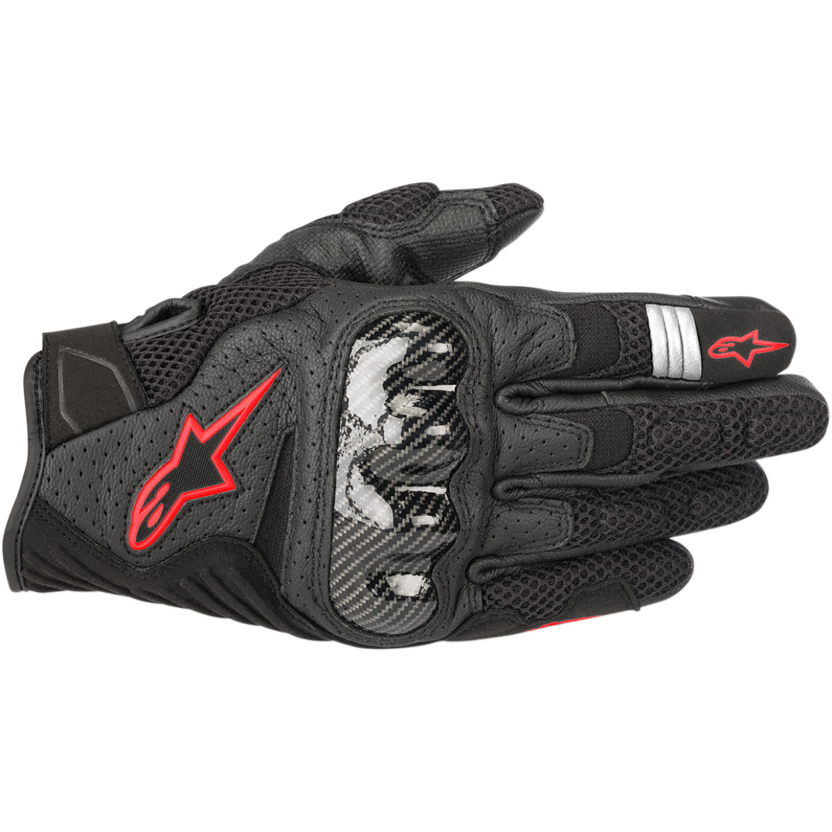 GUANTES ALPINESTAR SMX-1 AIR V2 PERFORM. NEGRO/ROJ - Imagen 2