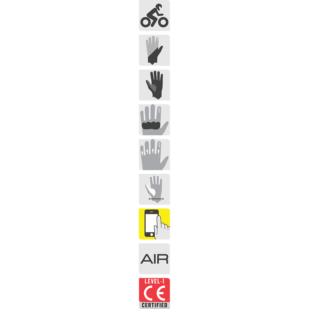 GUANTES ALPINESTAR SMX-1 AIR V2 PERFORM. NEGRO/ROJ - Imagen 4