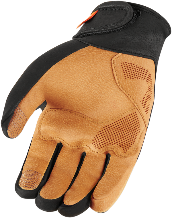 GUANTES ICON GLV NIGHTBREED NEGRO - Imagen 2