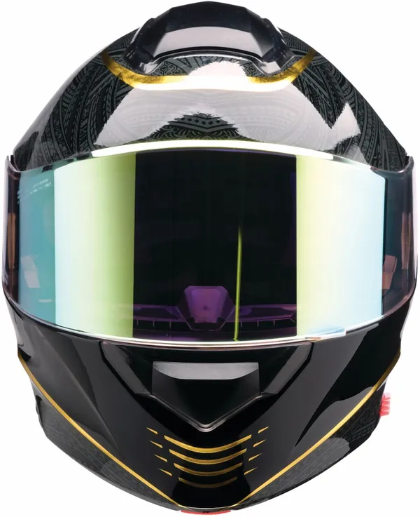 CASCO Z1R SOL 2.0 NOTORIS NEGRO/ORO - Imagen 2