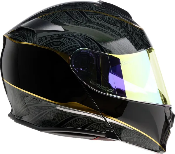 CASCO Z1R SOL 2.0 NOTORIS NEGRO/ORO - Imagen 4