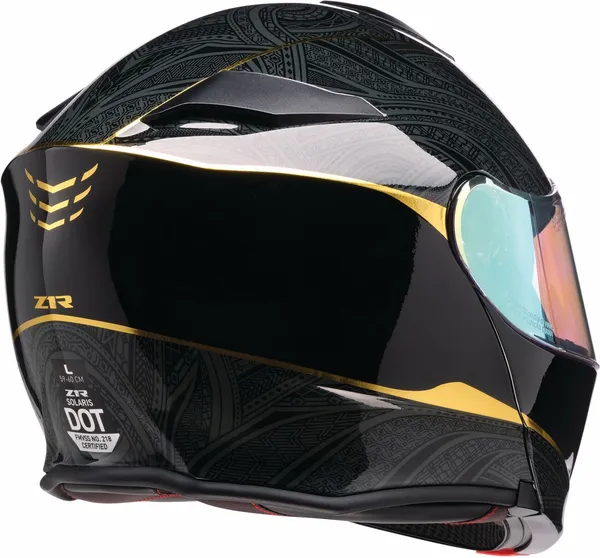 CASCO Z1R SOL 2.0 NOTORIS NEGRO/ORO - Imagen 5