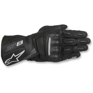 GUANTE ALPINESTAR SP-8 V2 PIEL LARGO NEGRO/GRIS